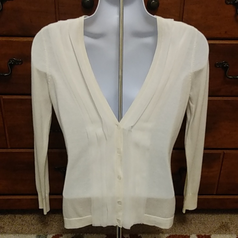 Daisy Fuentes V-Neck Cardigans Sweater - Size M